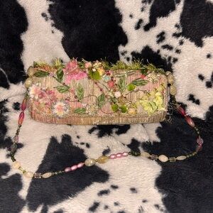 Vintage Mary Frances Garden Party Clutch